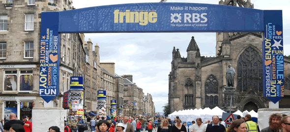 Fringe Festival in Edinburgh - promotion from the FDG teams